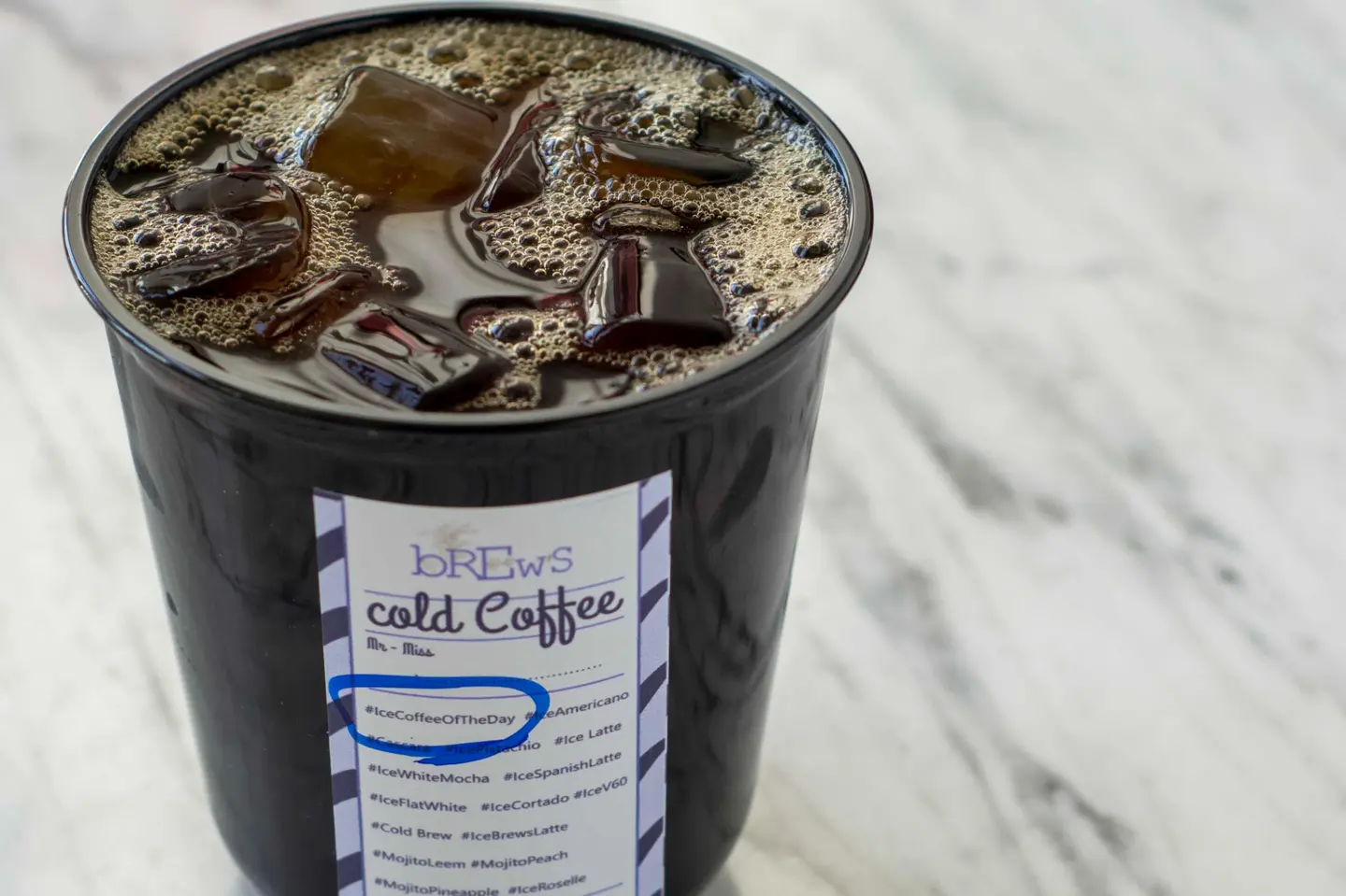 Ice Coffee Of The Day