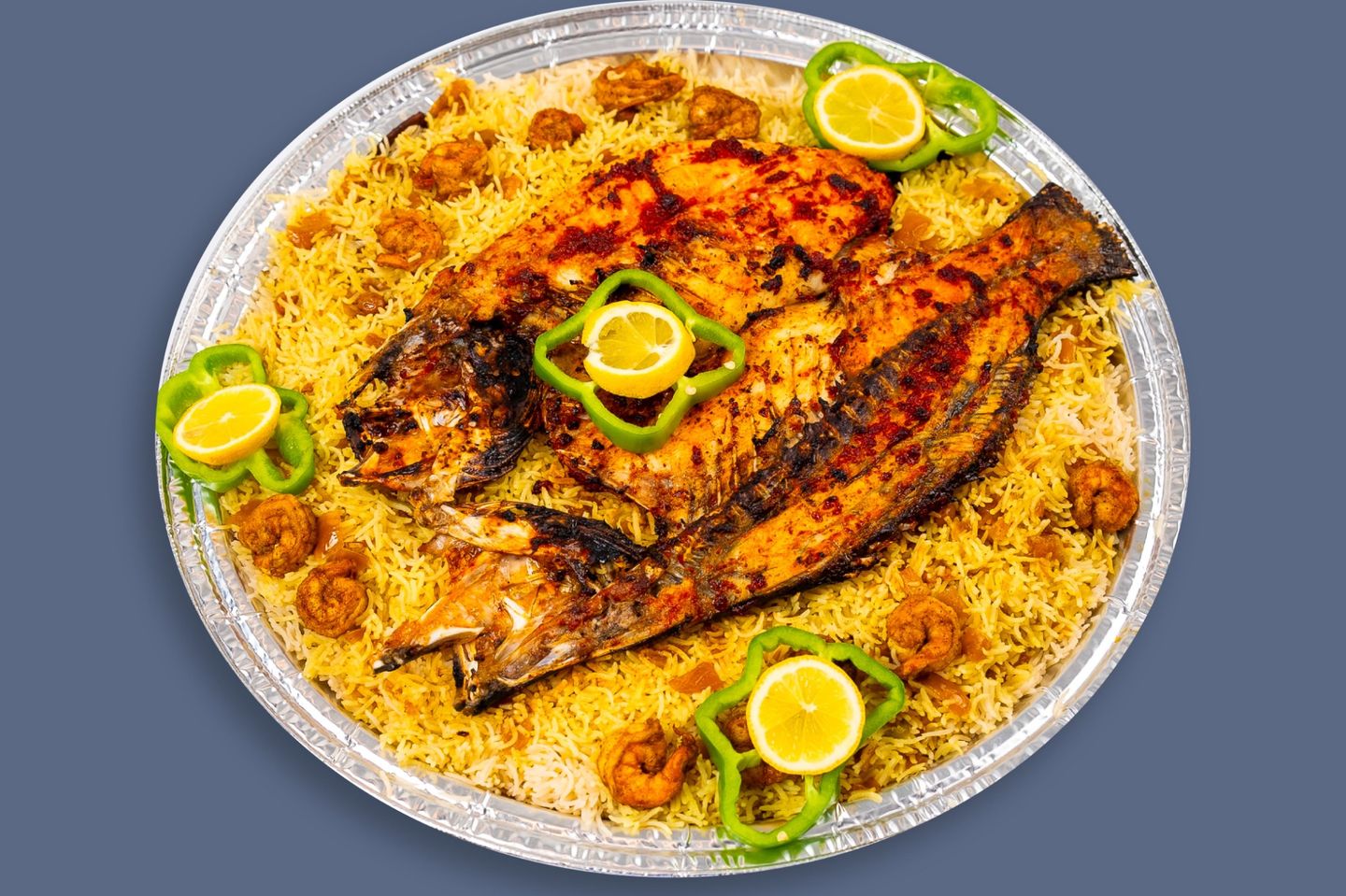 وليمة سمك مشوي