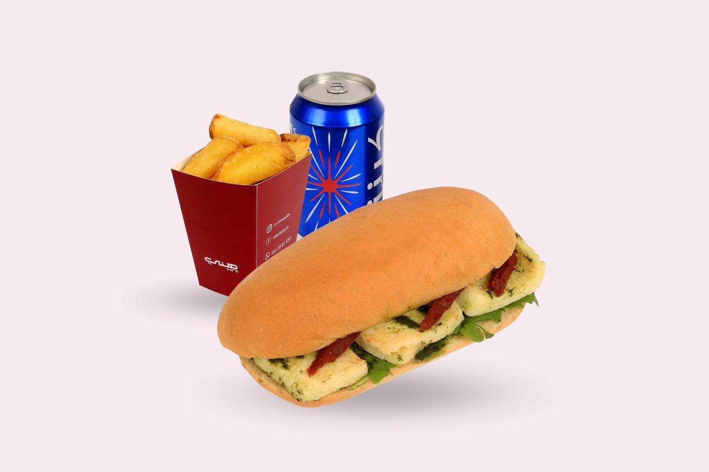 وجبة حلومي مشوي بستو