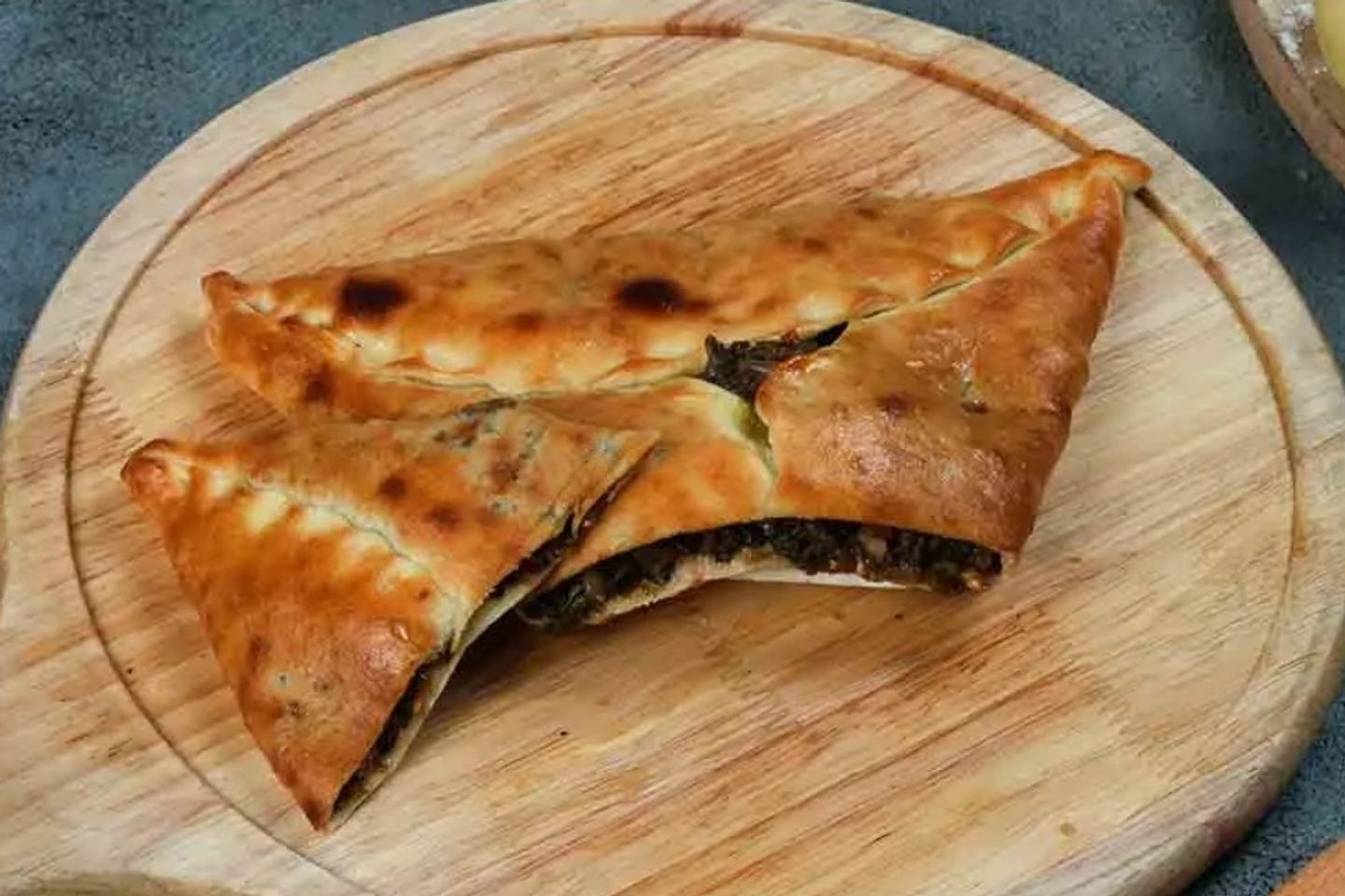 لبنة مع سبانخ