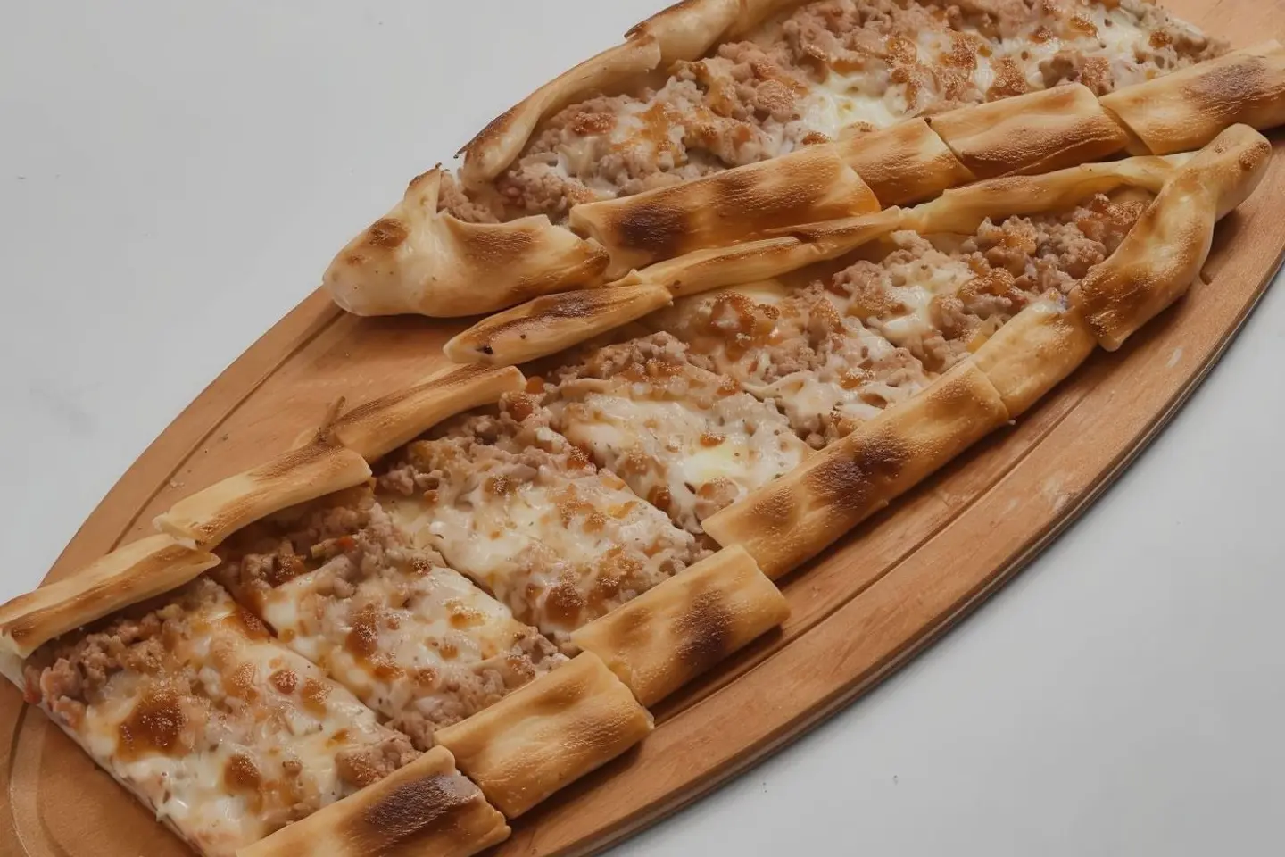 جبن مع لحم