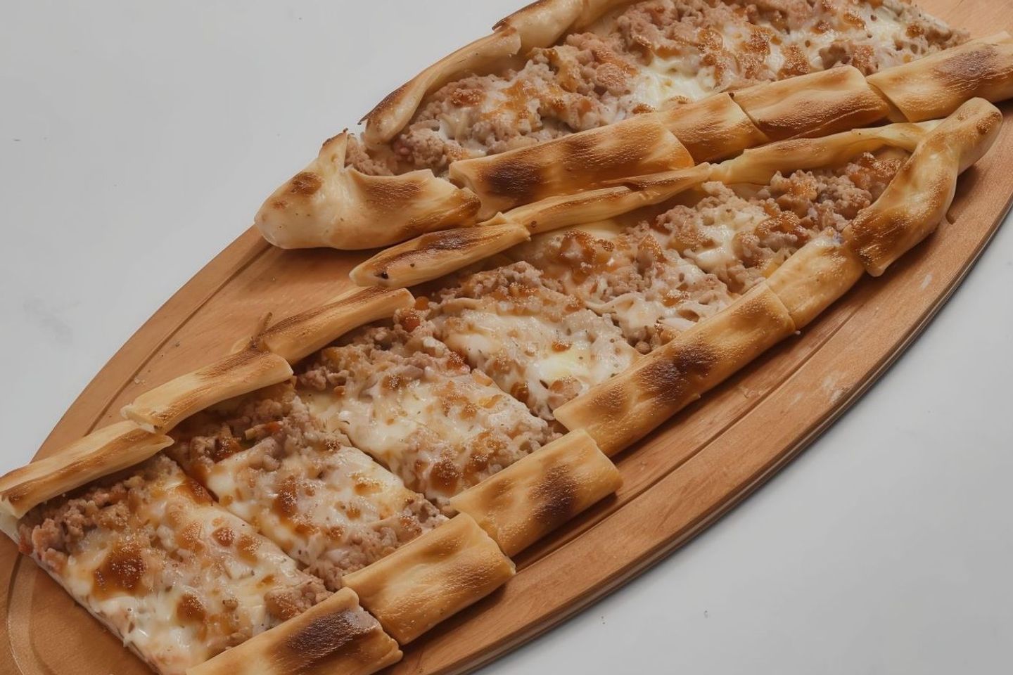 جبن مع لحم