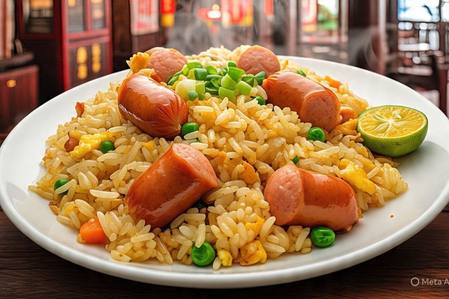 Chicken Sausage Fried Rice