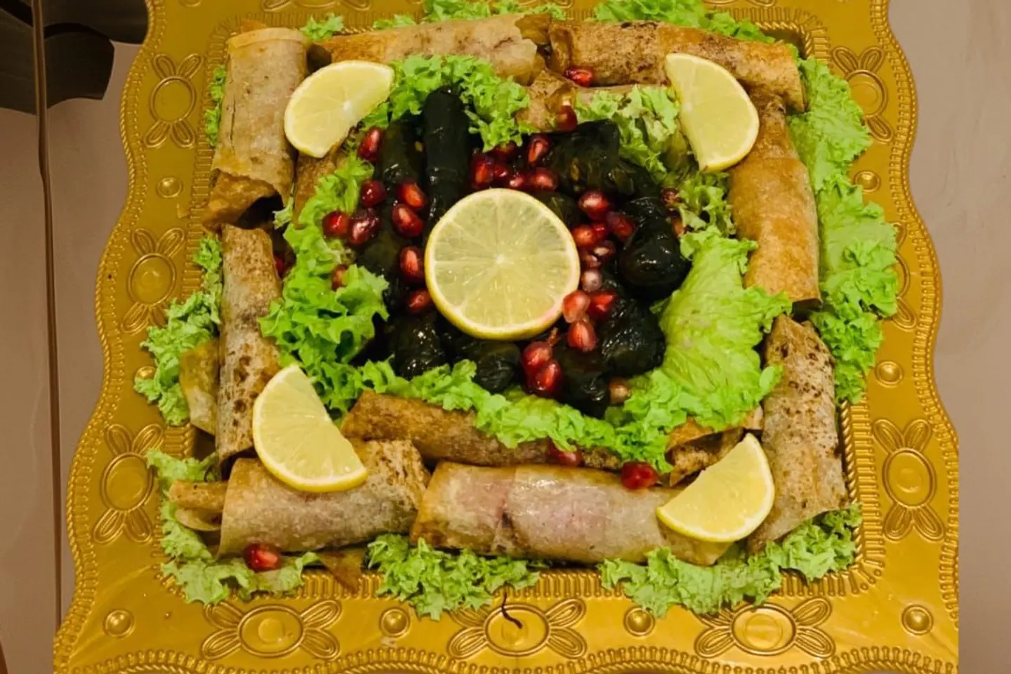 Stuffed Grape Leaves Dish