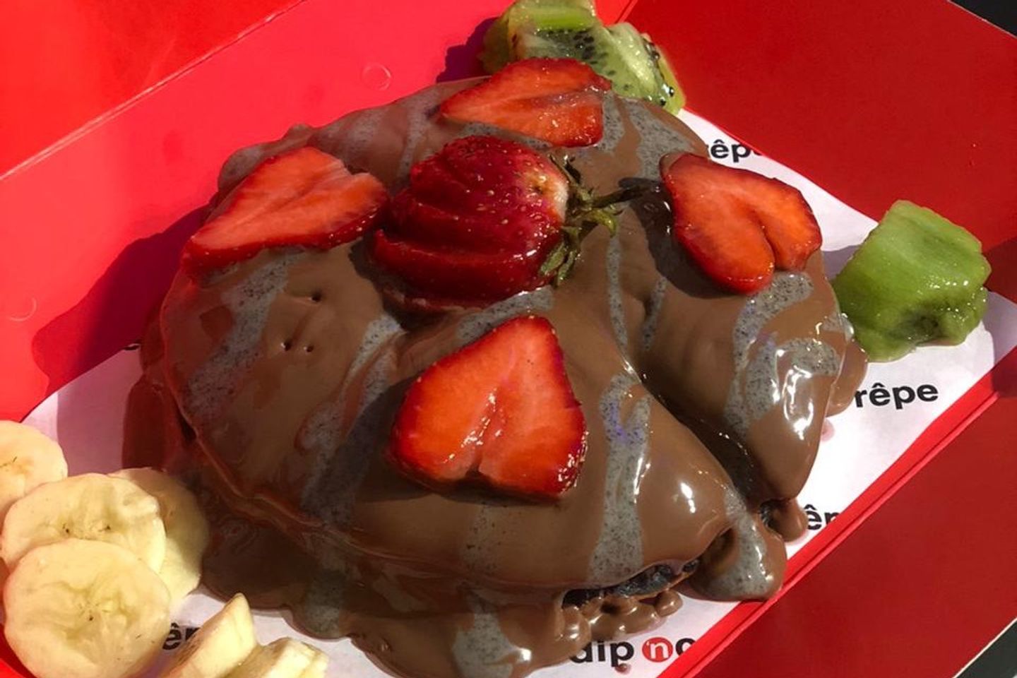 بان كيك ديب ان كريب فواكهه