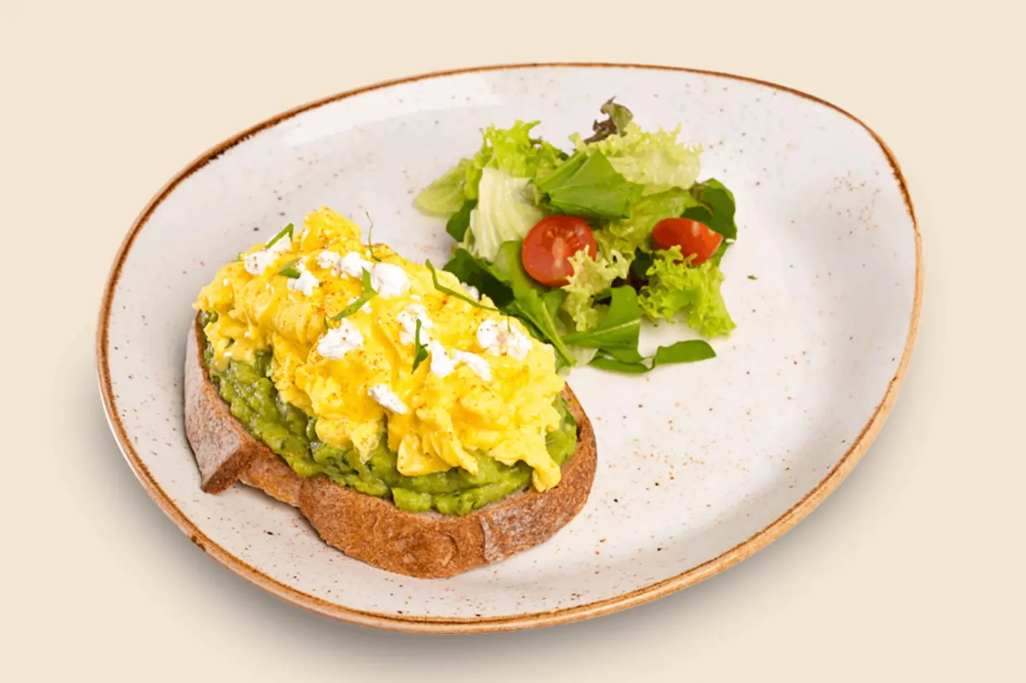 Scrambled Eggs With Guacamole