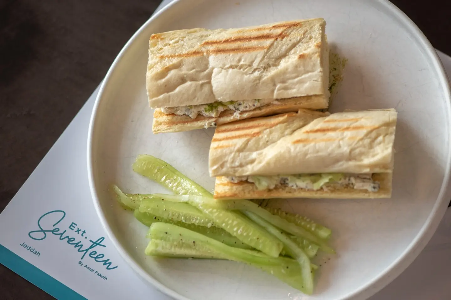 Feta Mint Sandwich