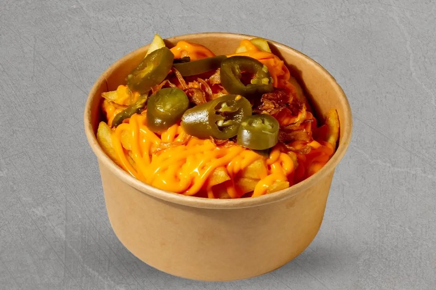 Fries, Cheese, And Jalapeno