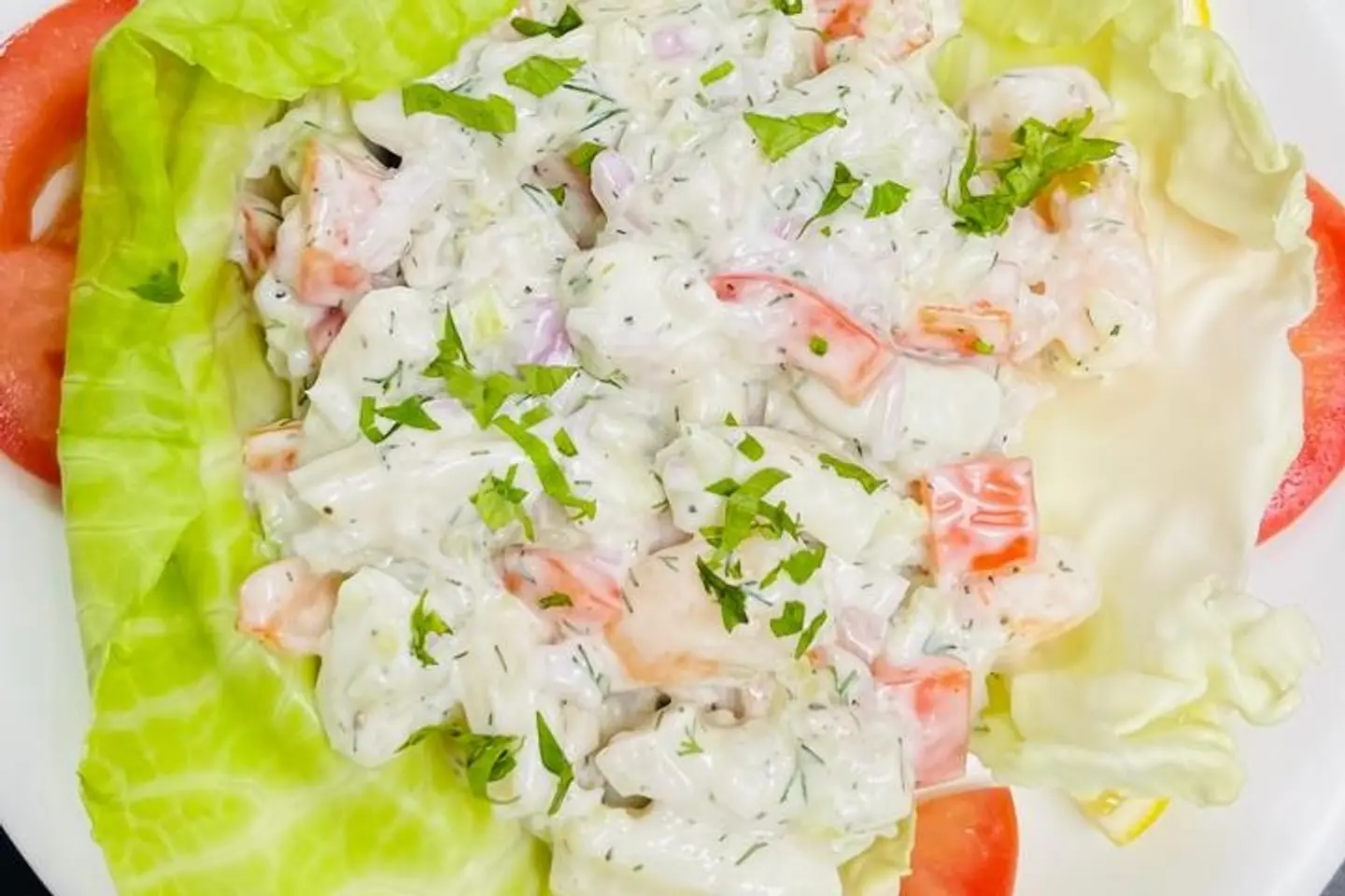Shrimps Calamari Salad