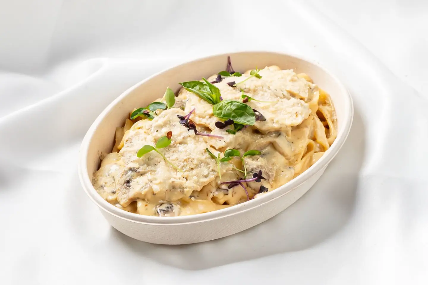 Chicken Mushroom Fettuccine