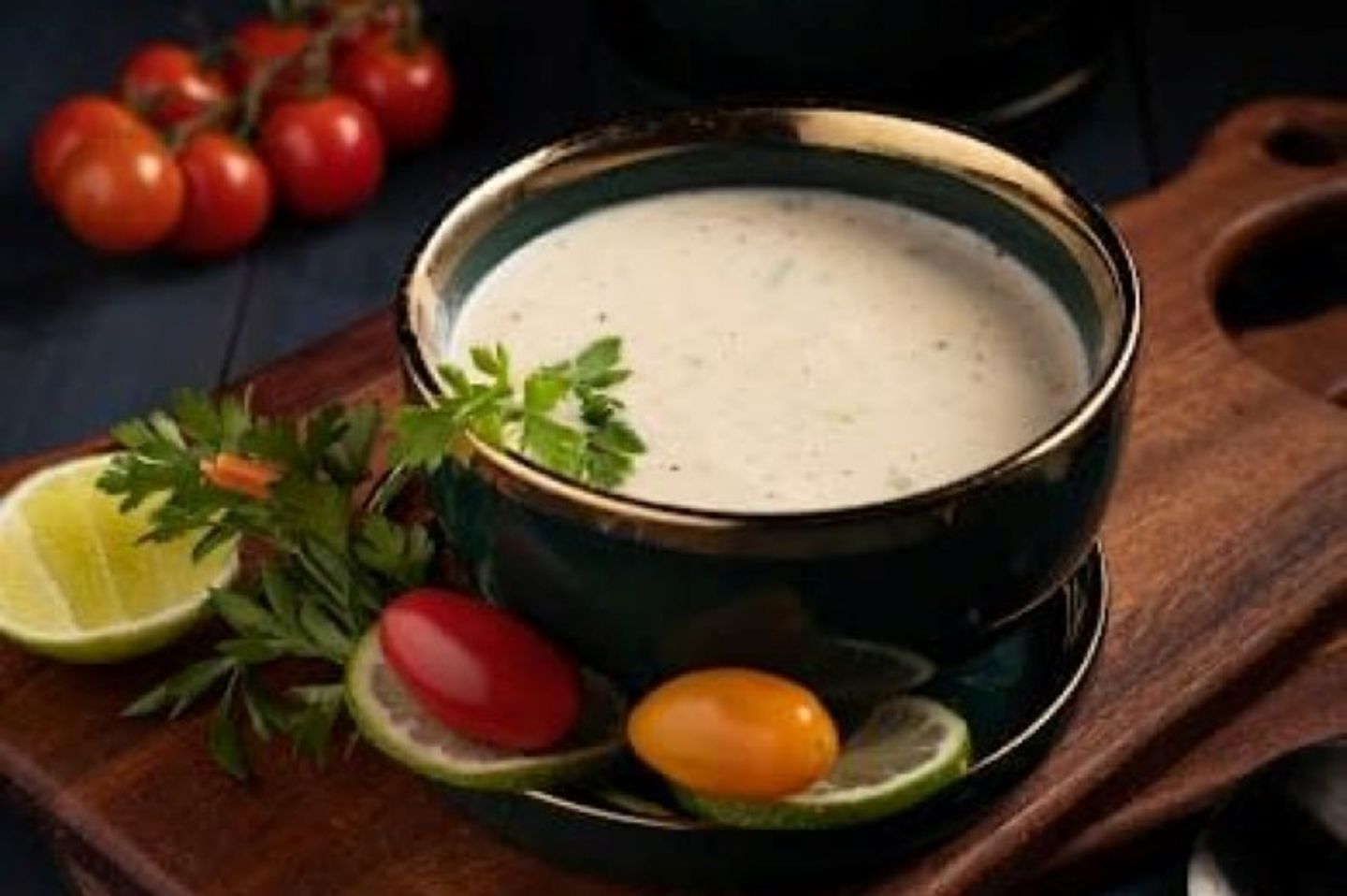 شوربة دجاج بالكريمة