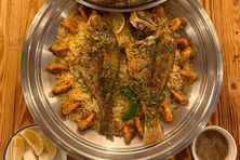 وجبة شعري عندق روبيان