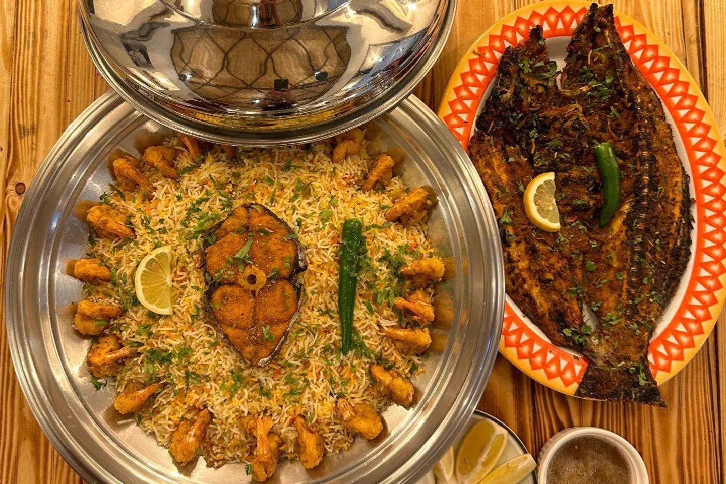 وجبة عروسة كنعد روبيان