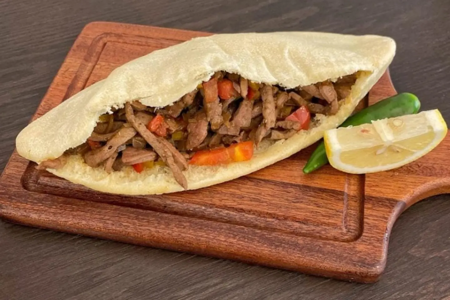Meat Muqalal Sandwich