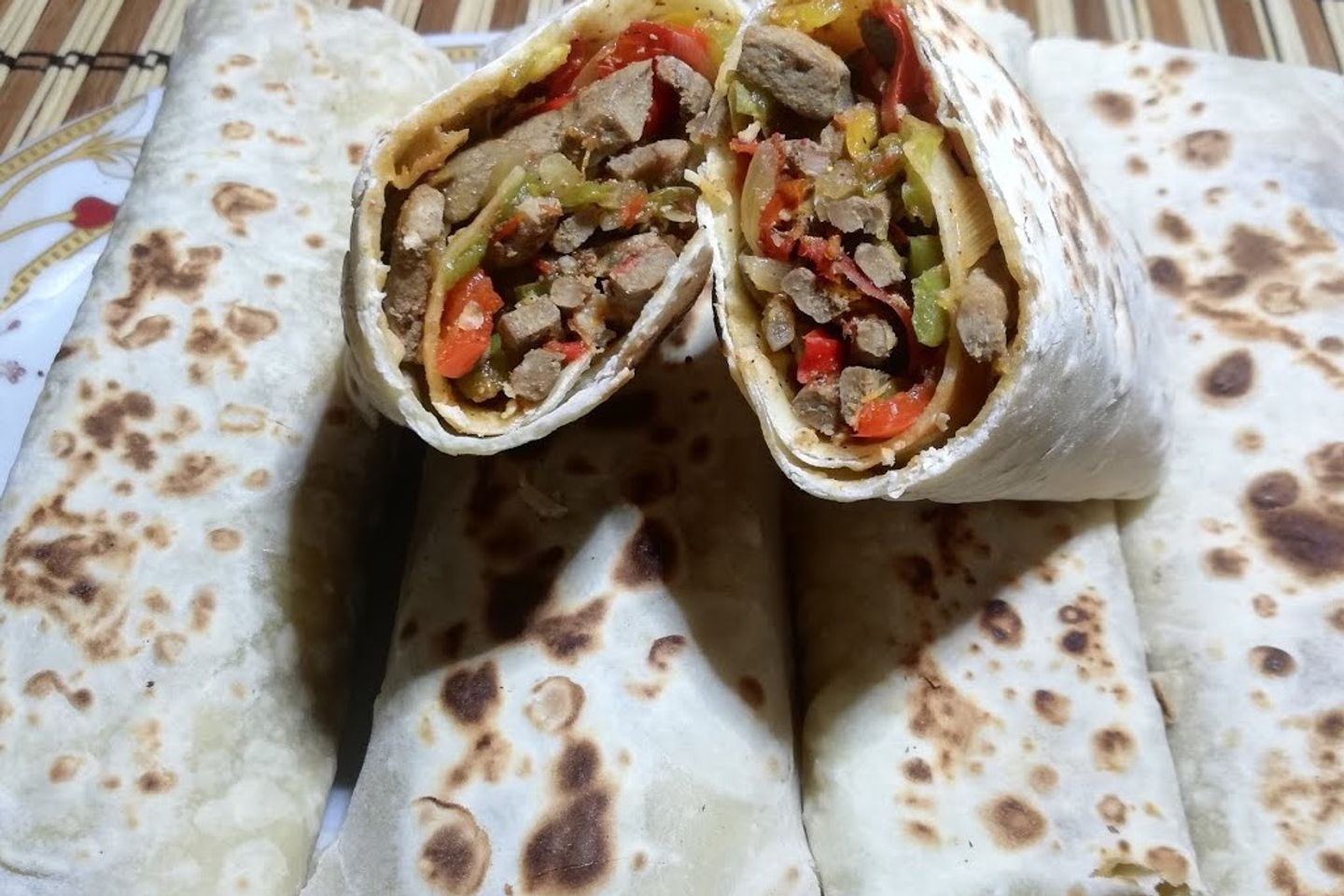 سندويتش كبدة خبز صاج