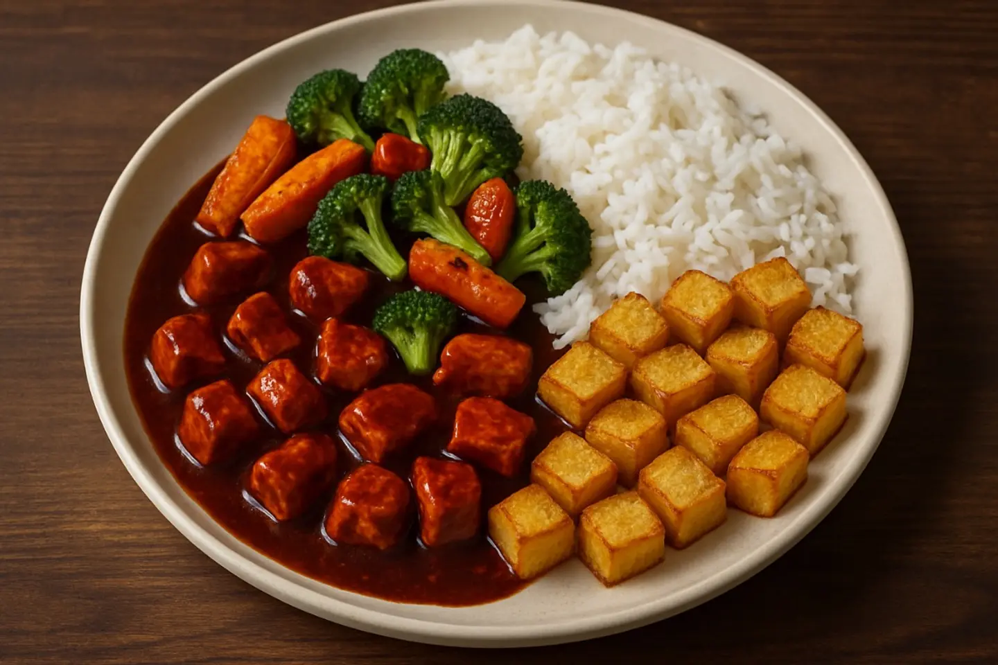 وجبة دجاج صوص احمر