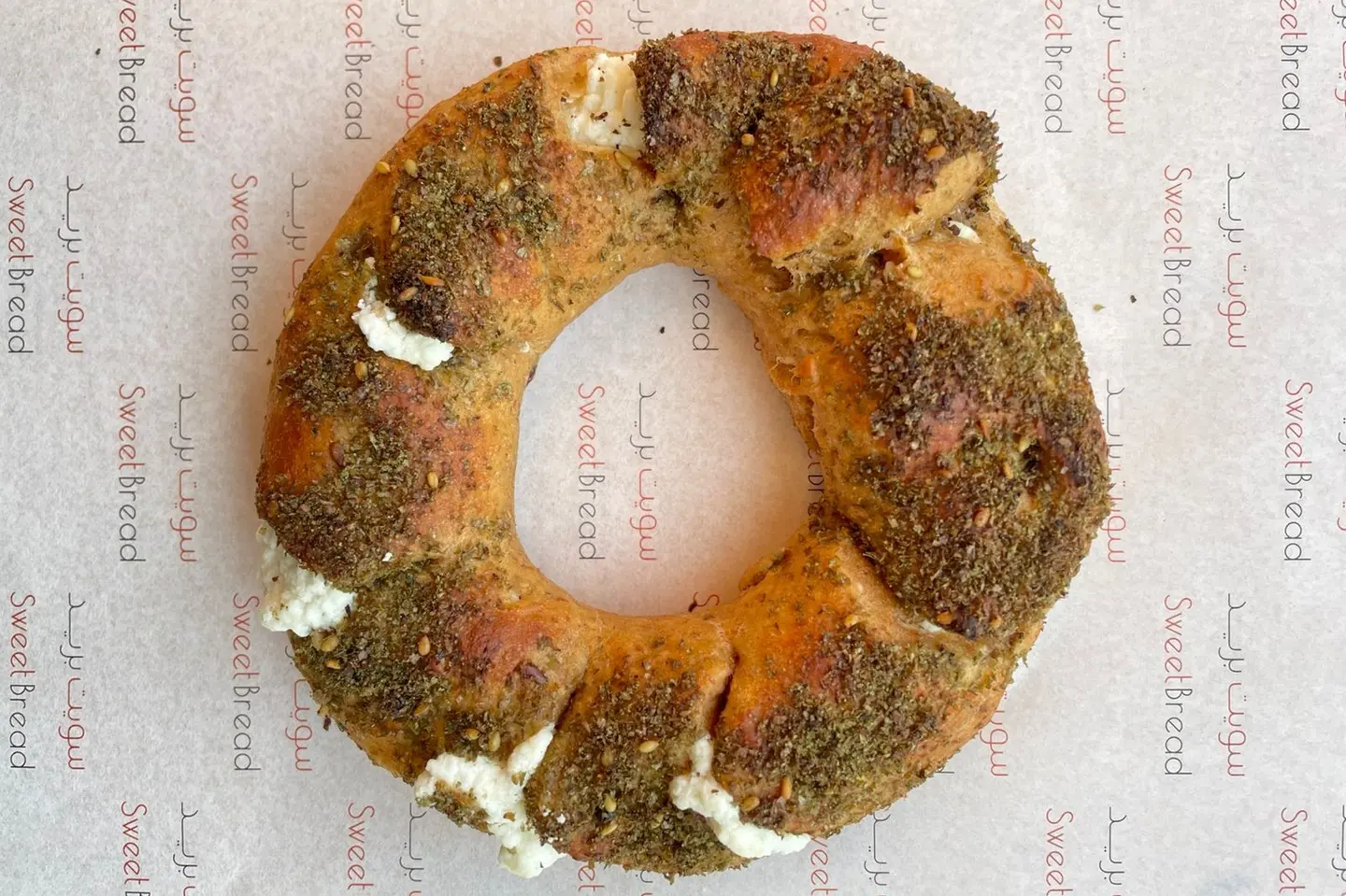 حلقات الجبنة أسمر