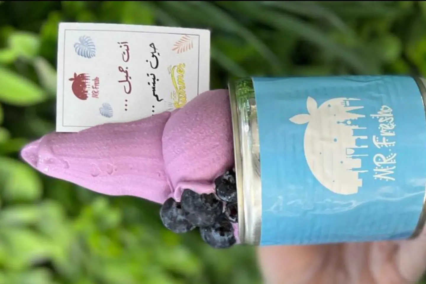 Blueberry Ice Cream