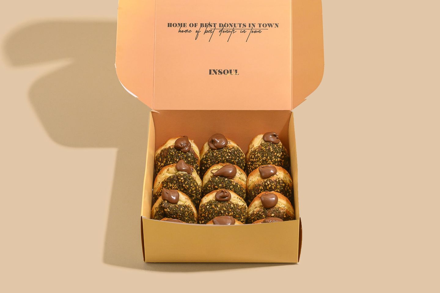 Mini Doughnuts Zaatar 12 Pcs