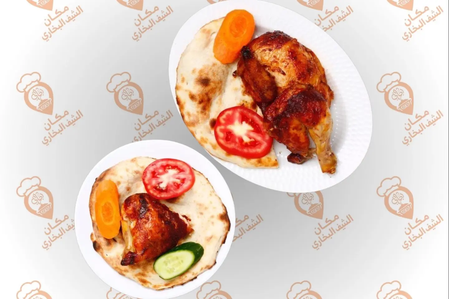 حبة دجاج الا ربع شواية سادة