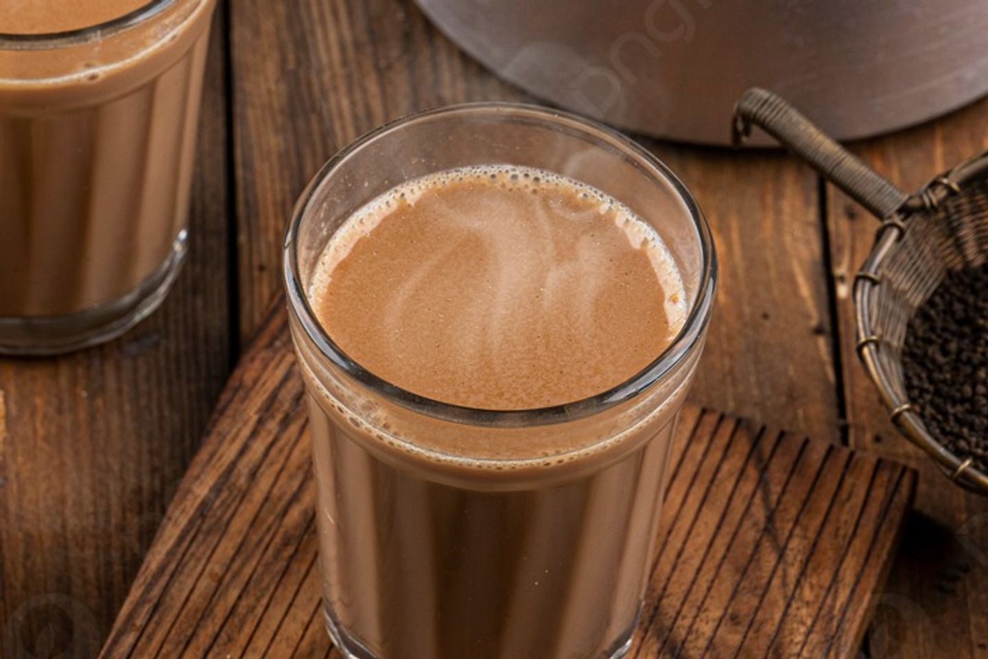 شاي بالحليب