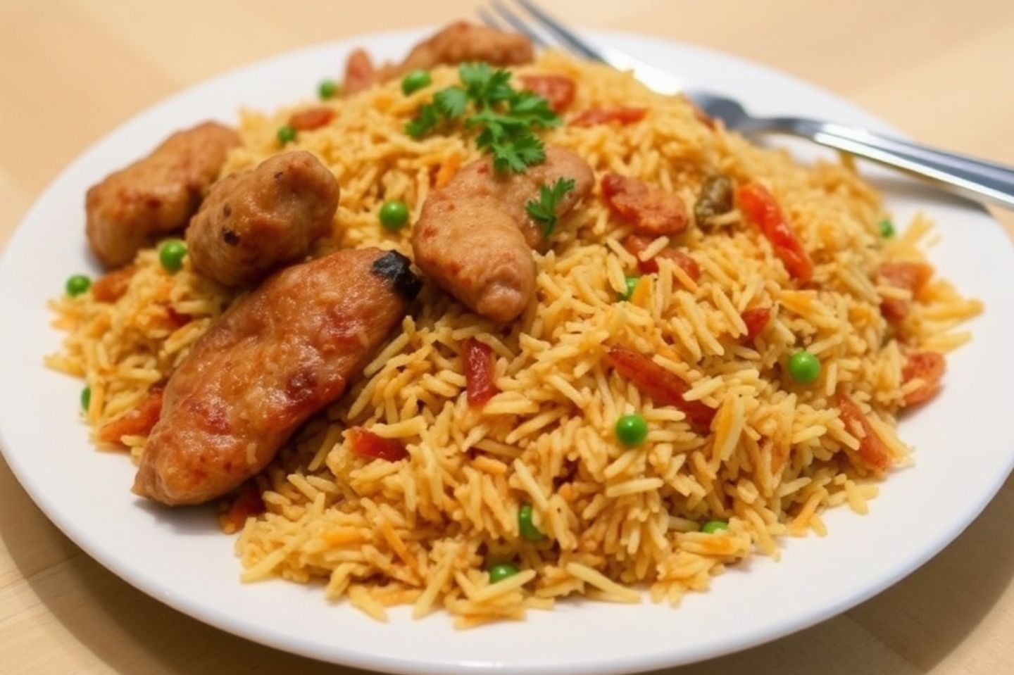 طبق برياني دكا دجاج