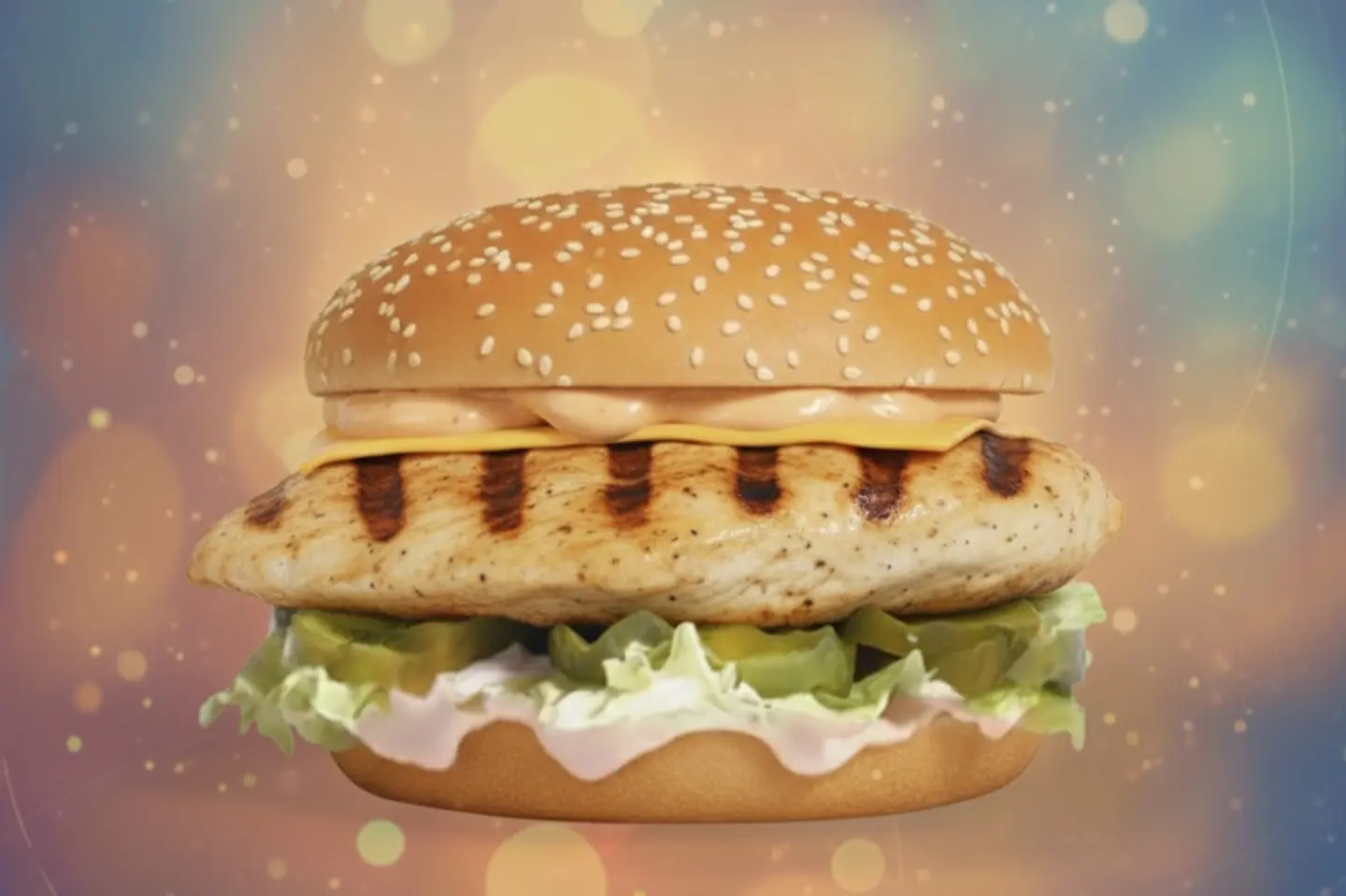 برجر دجاج جبن