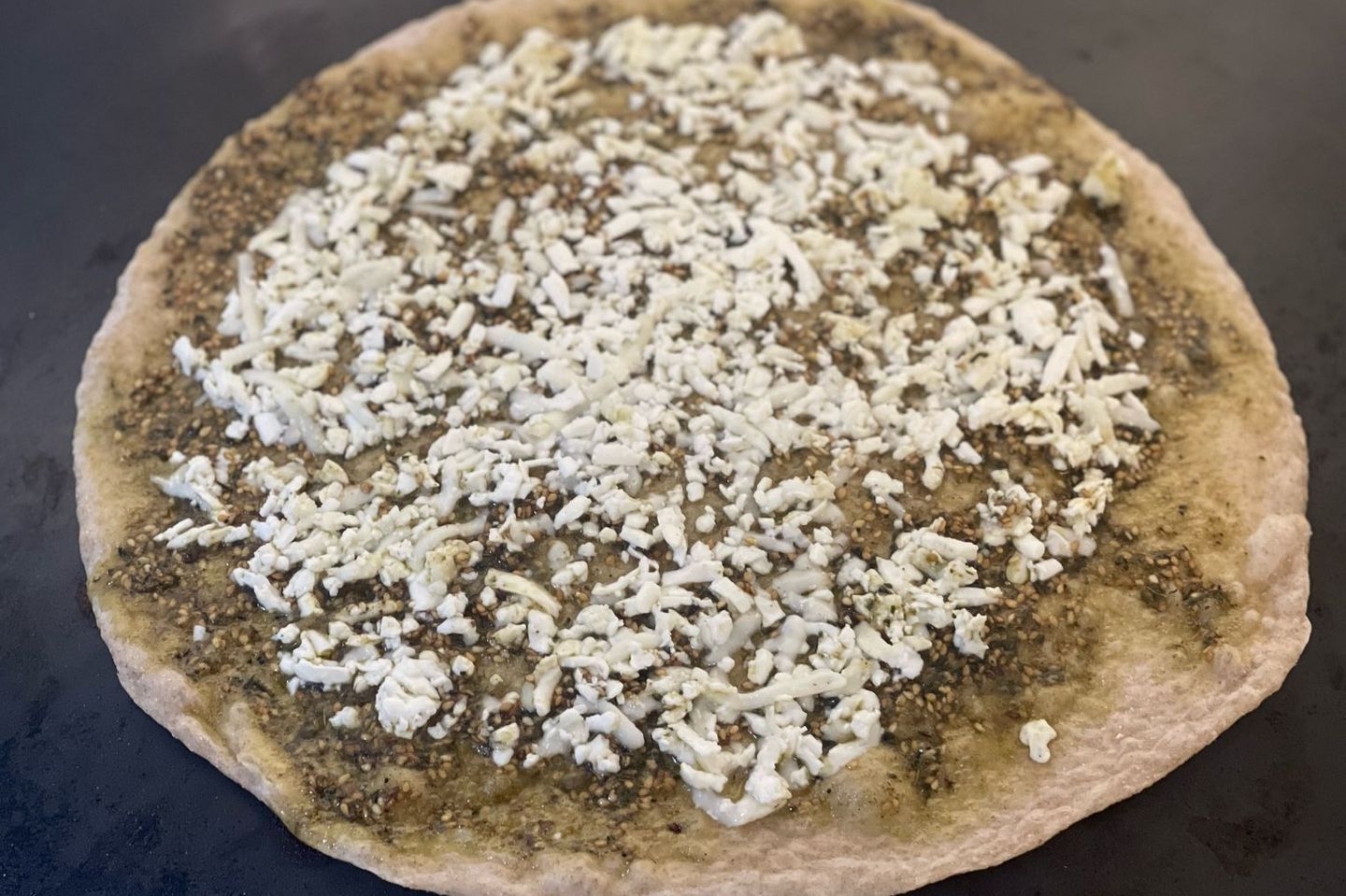 زعتر جبنة صاج - زعتر جبنة صاج