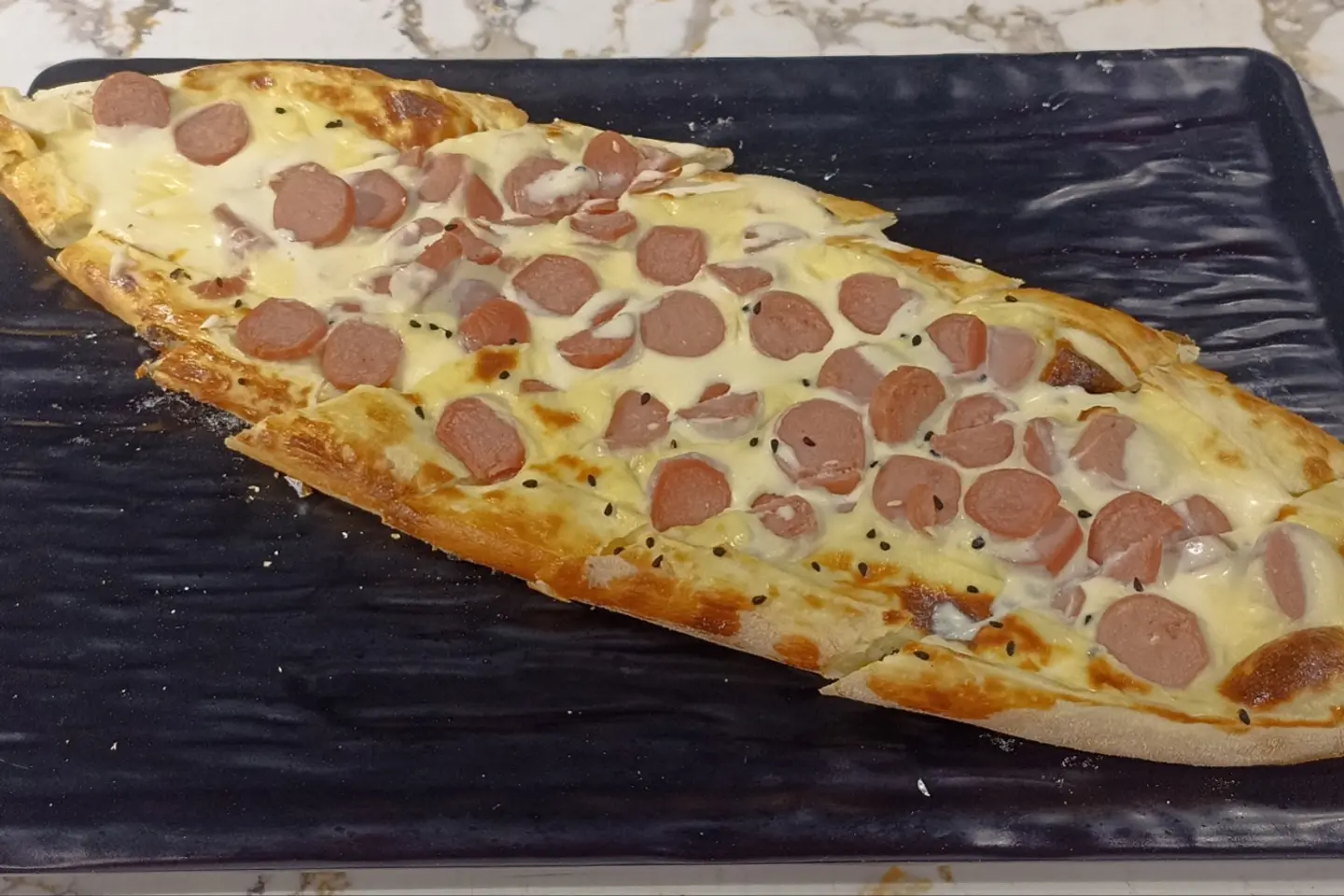 Cheese Cream Hot Dog