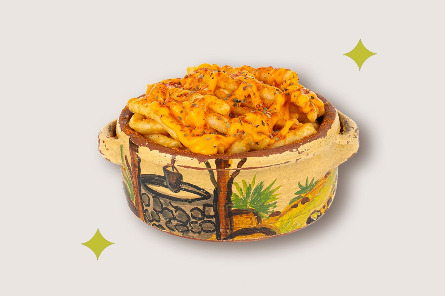 بطاطس بالجبن و البهارات
