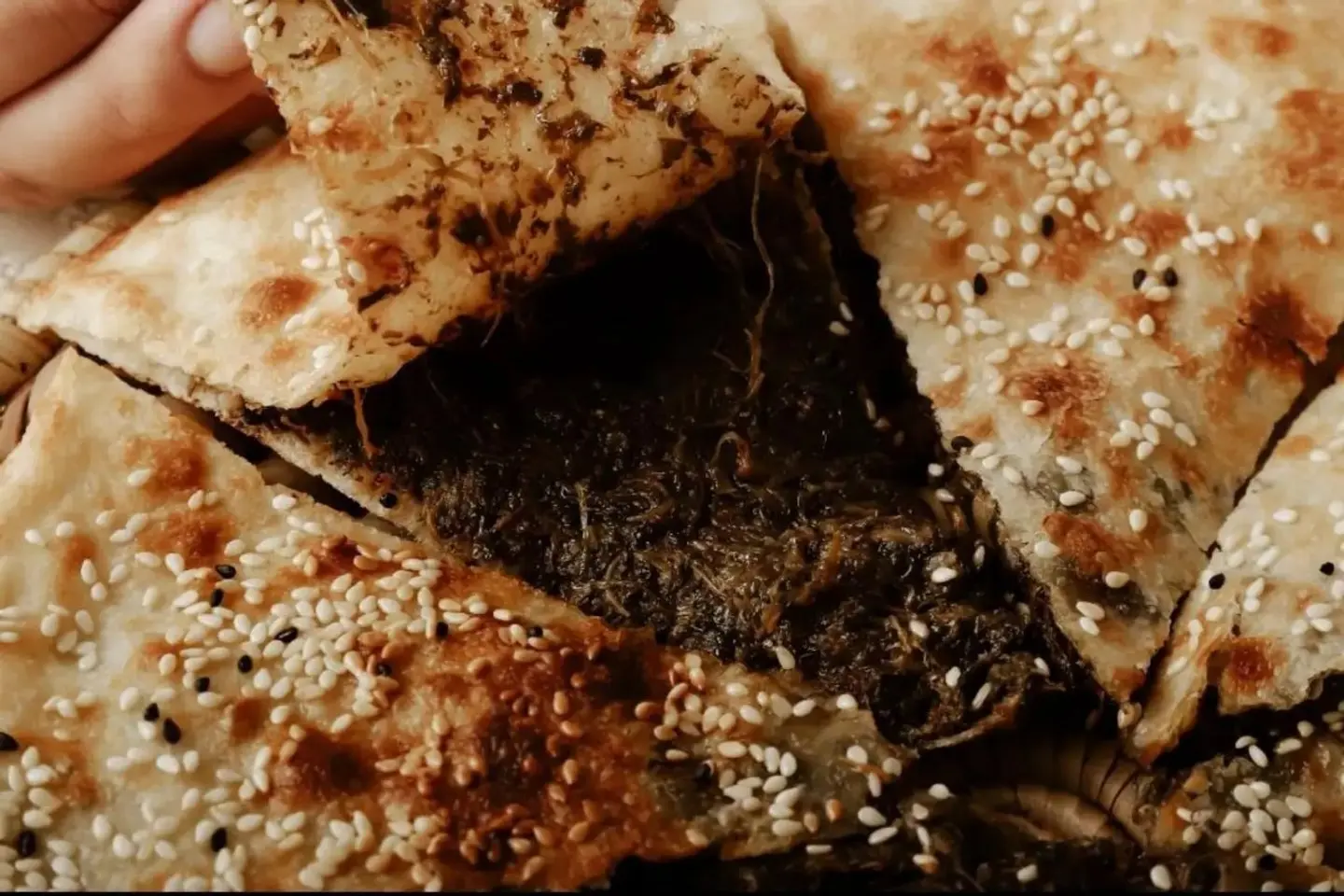 فطيرة سبانخ و شيدر