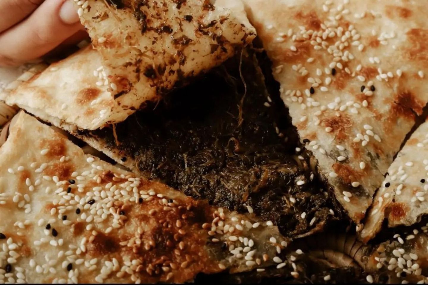 فطيرة سبانخ و شيدر