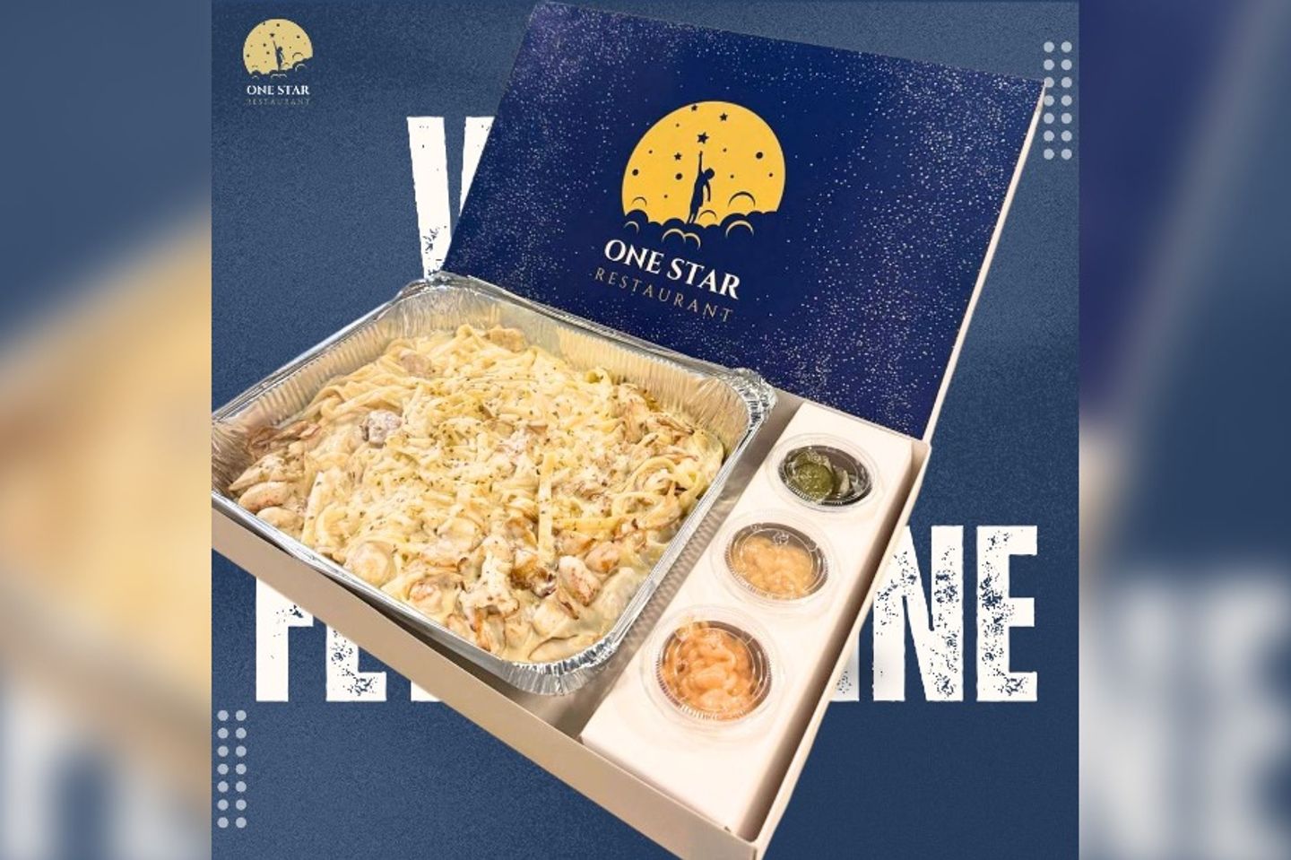 White Star Fettuccine Box
