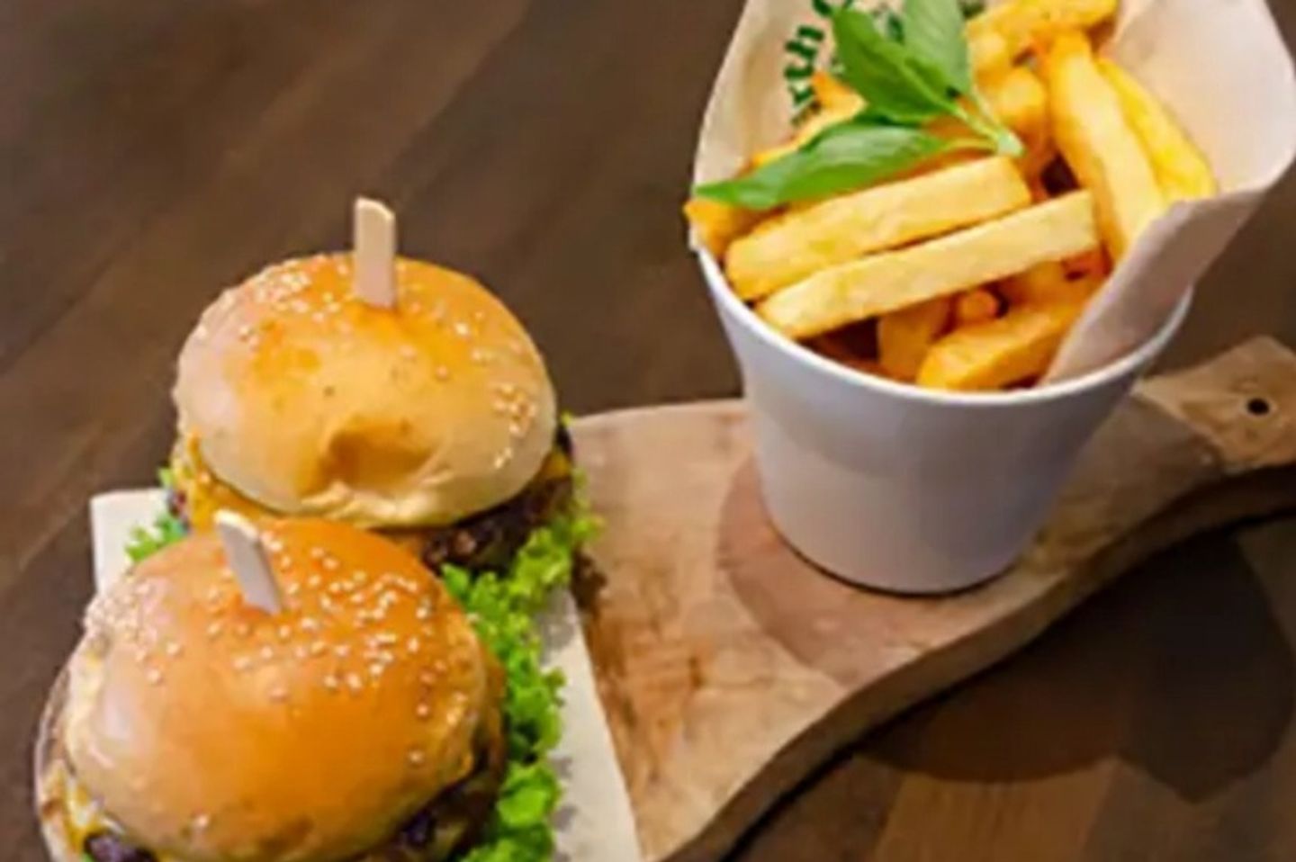 Mini Beef Burger & Fries