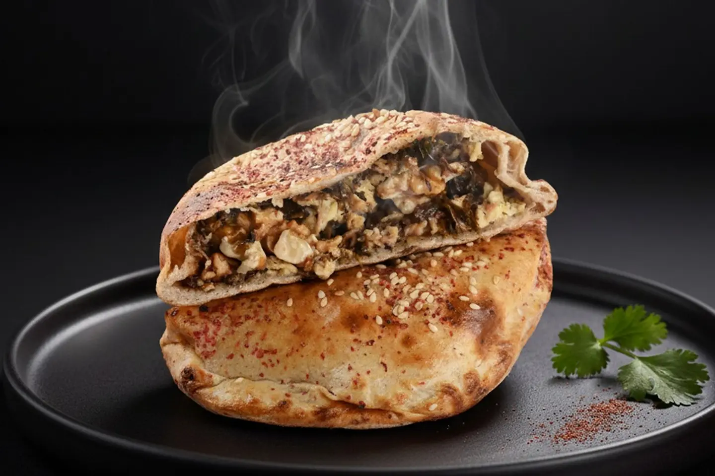 فطيرة بيض بالسبانخ