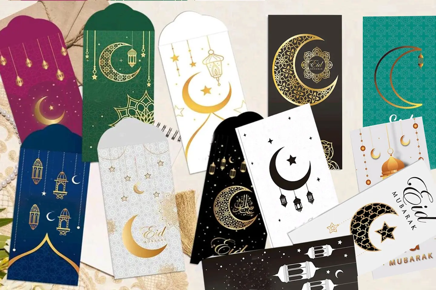 ظرف فولوس العيد - ألوان متنوعة