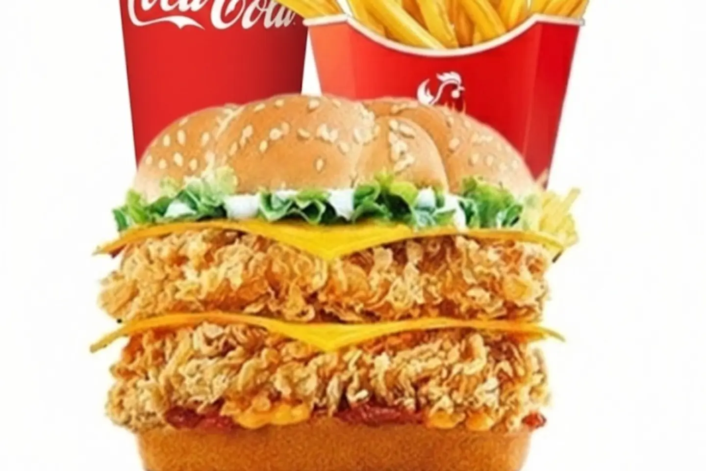 Burger Zinger Double Meal