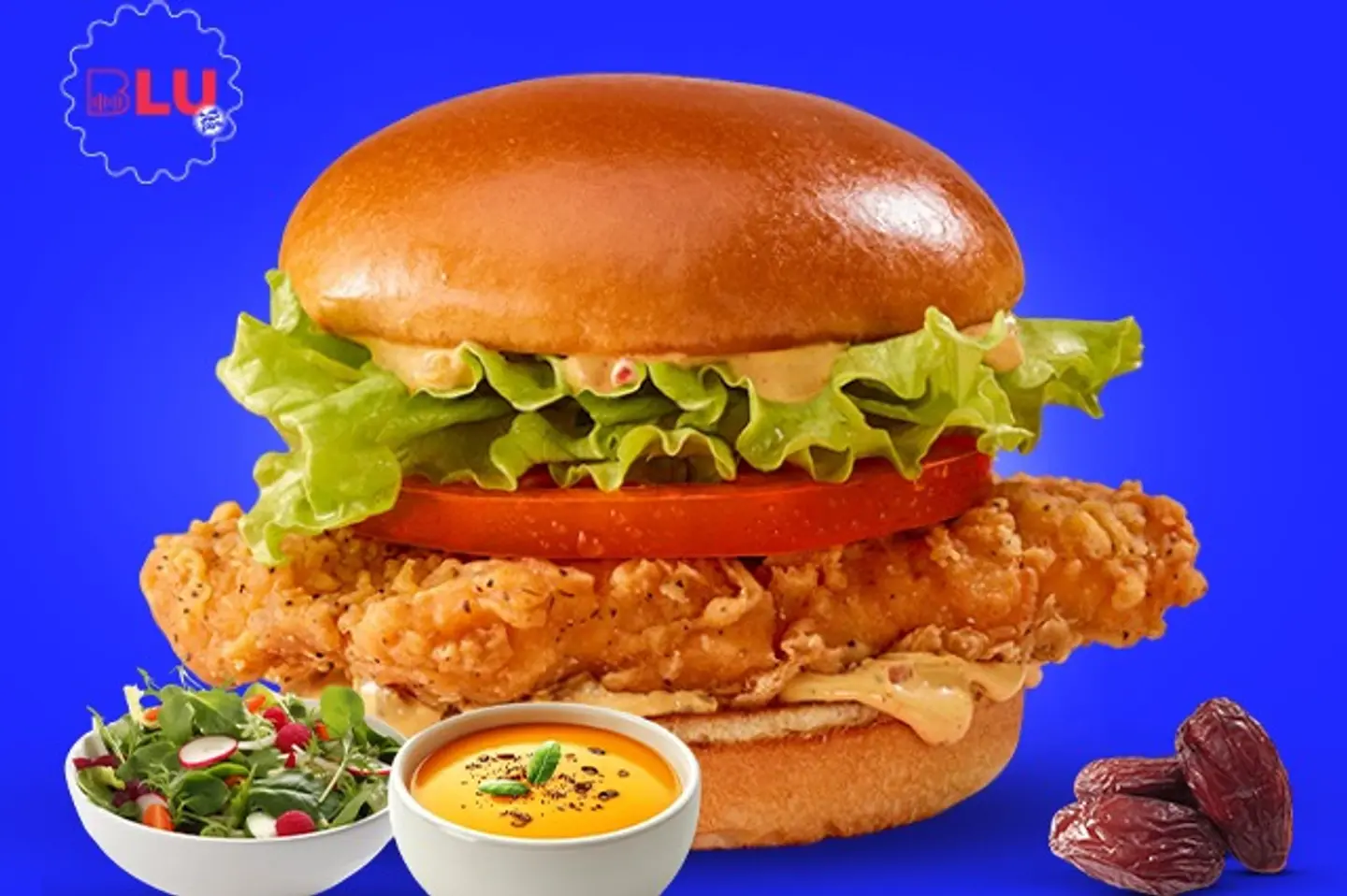 Blu Spicy Chicken Burger