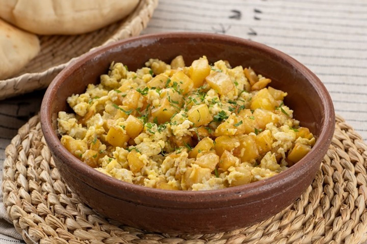 بطاطا وبيض