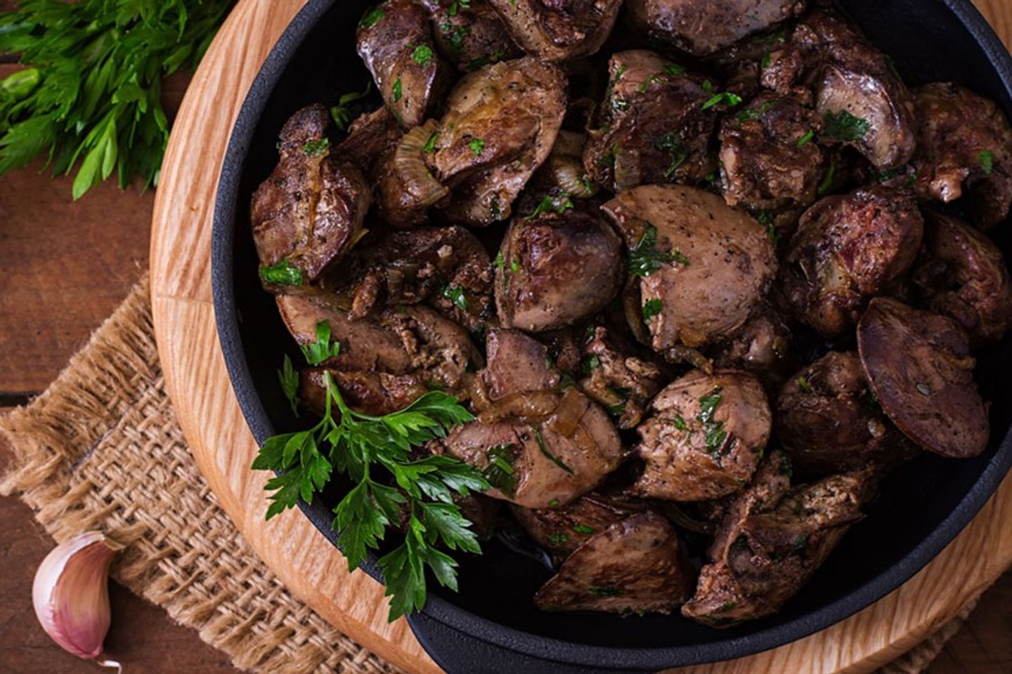 كبدة الدجاج الصحية
