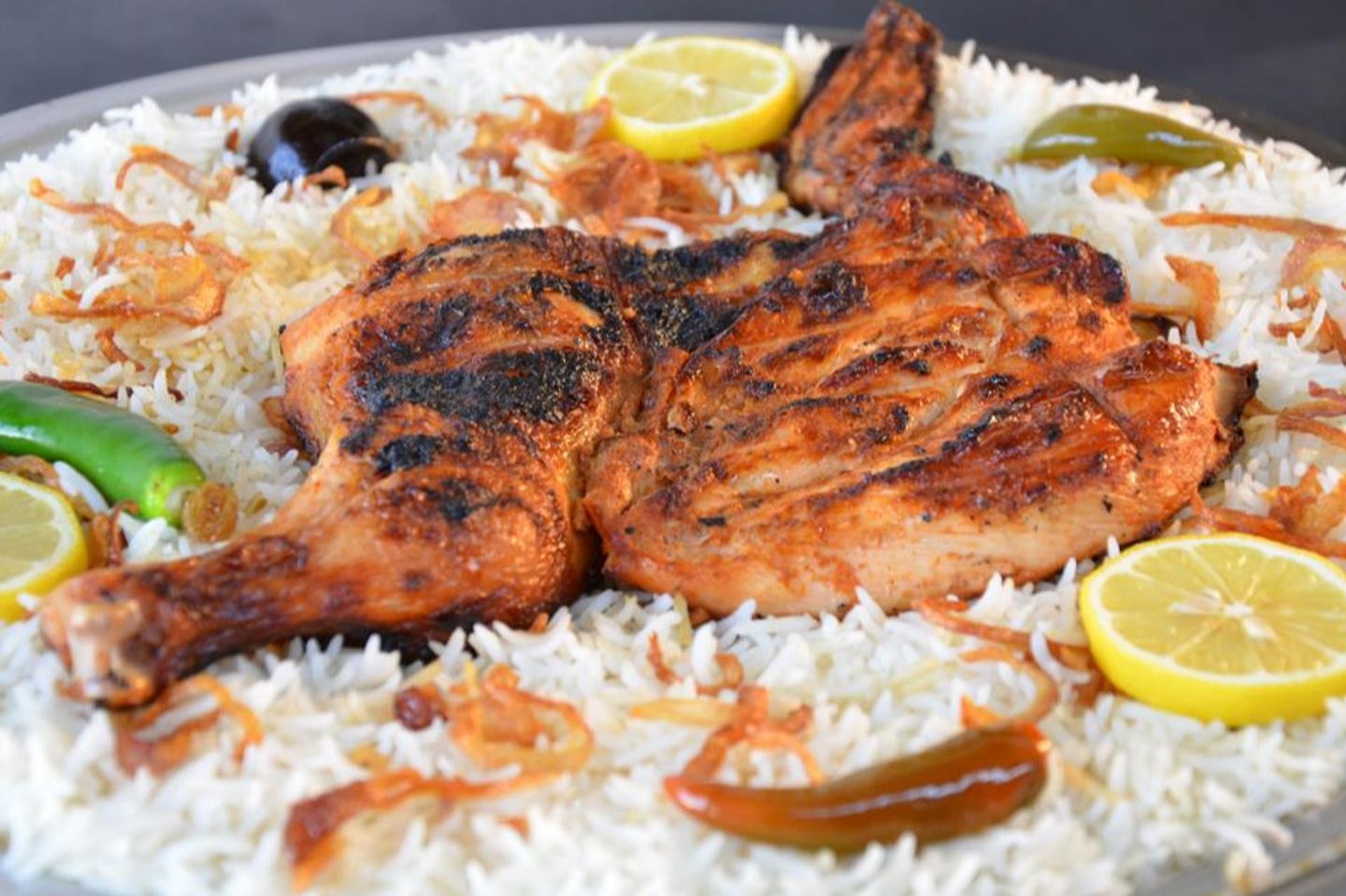 Grilled Chicken With Rice