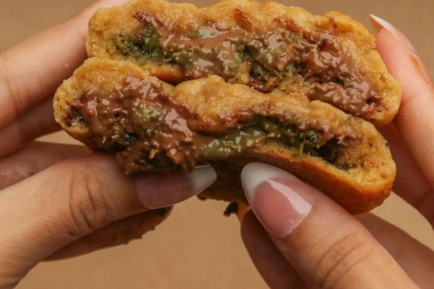 Pistachio Kunafa Cookies