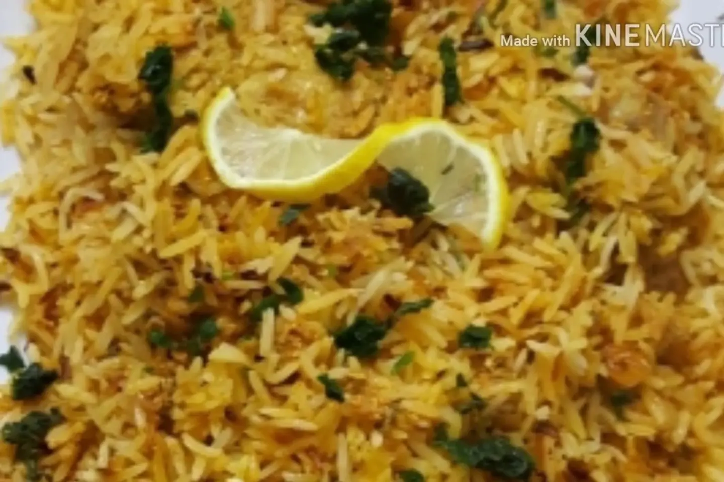 برياني سمك كبير