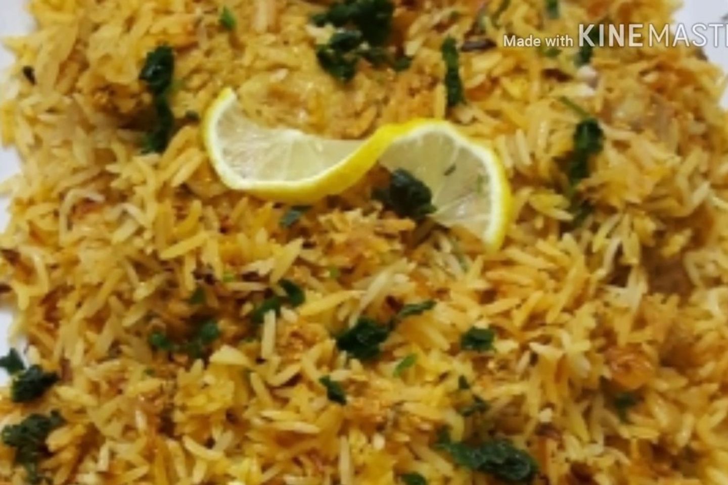 برياني سمك كبير