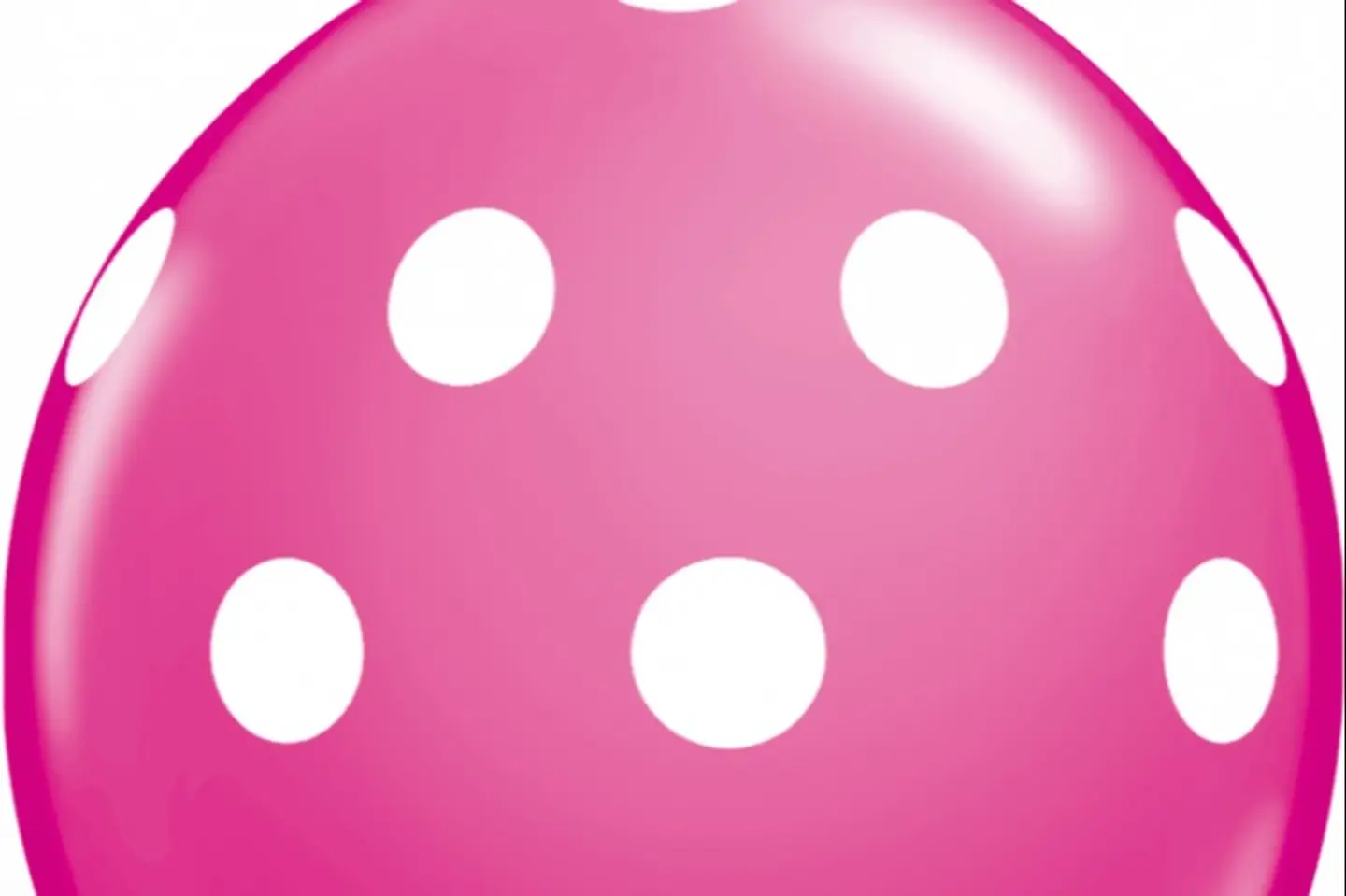 Helium Balloons Printed Big Polka Dots Wild Berry