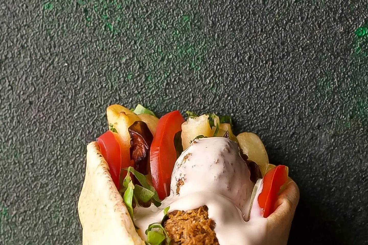 Chickpea Felafel Sandwich Regular Bread