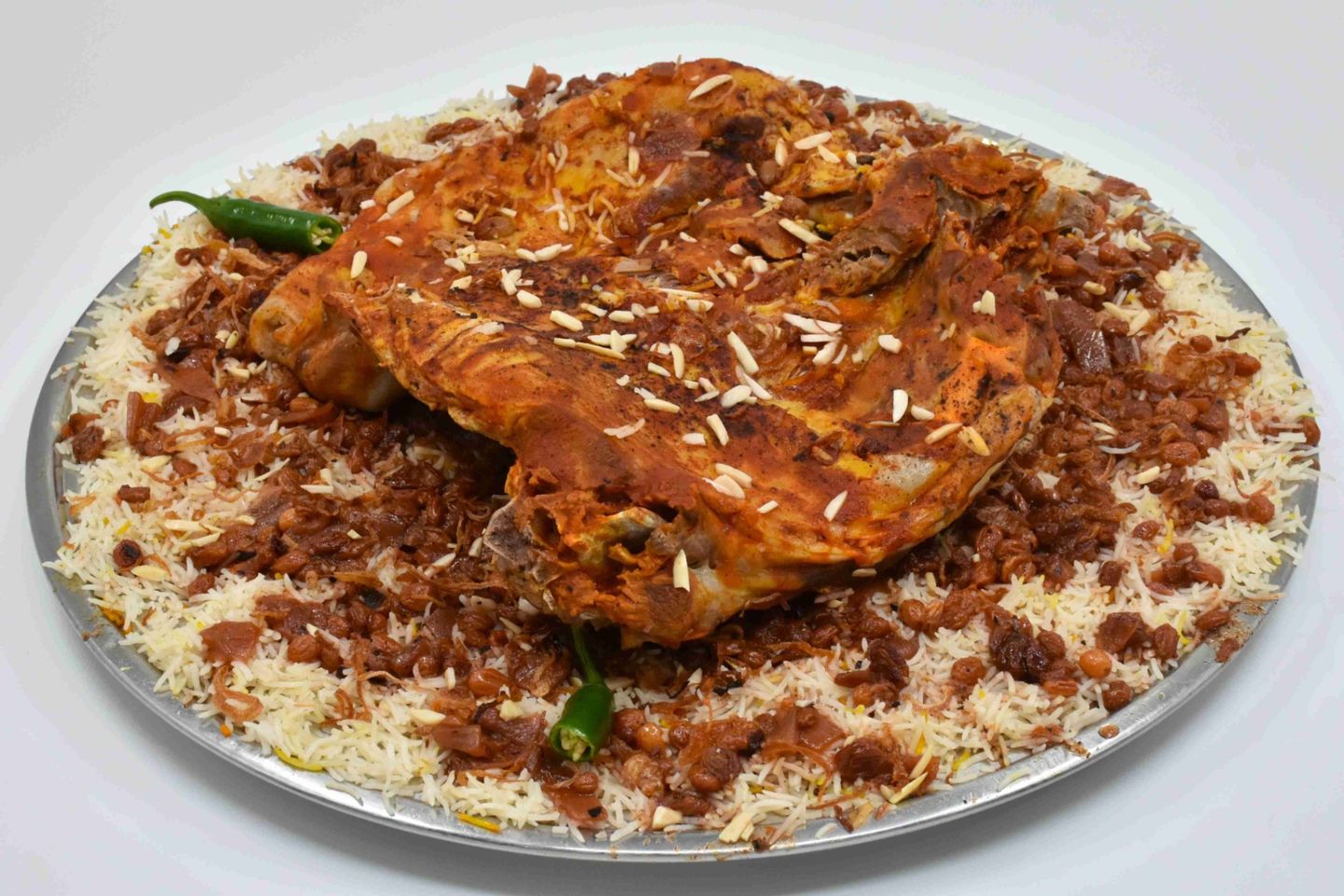 صحن لحم مع رز الشيوخ
