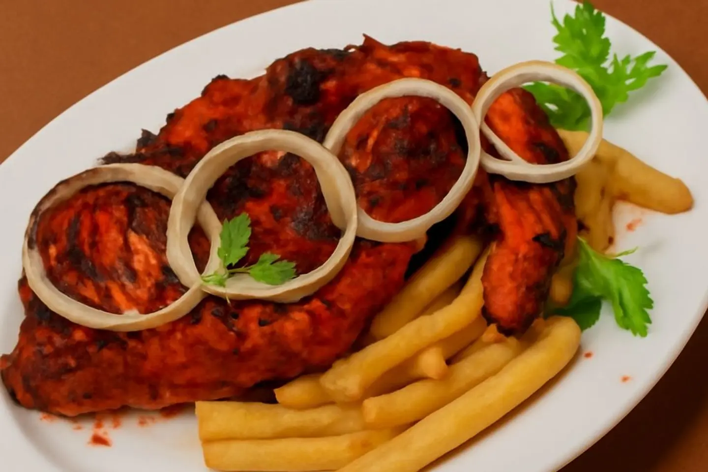 دجاج تندوري نصف حبة