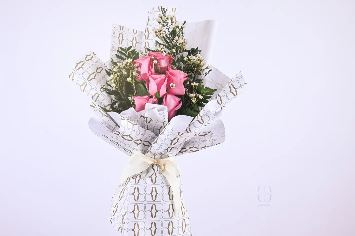 Roses & Wax Bouquet