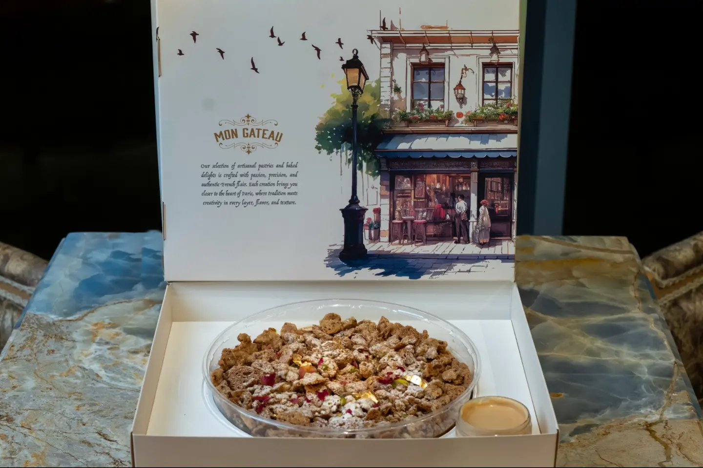Pecan Crumble Cake